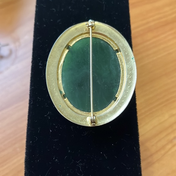 Brooch 2” length and 1.5” wide, unmarked - Picture 3 of 5